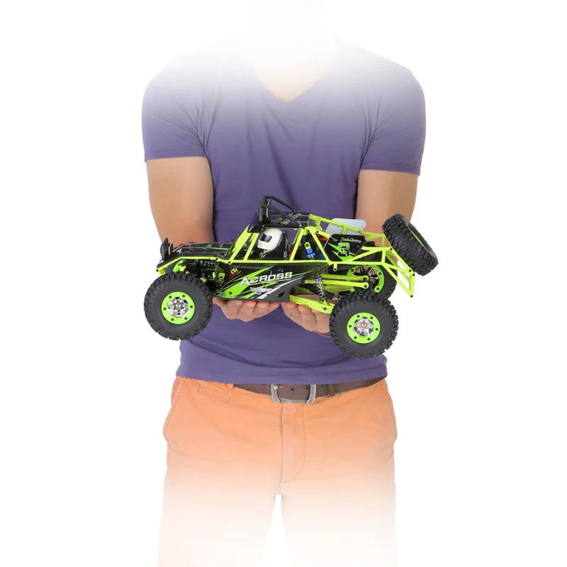 Good Children\'s toy WLtoys 12428 1/12 4WD Crawler RC Car With LED Light RTR 2.4GHz