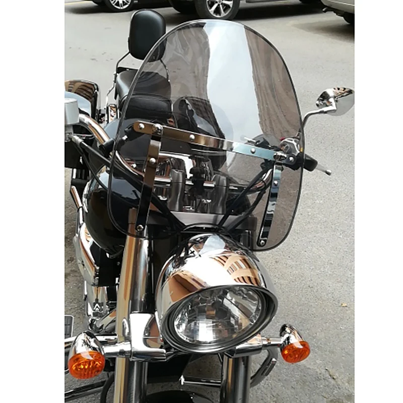 

Ветровое стекло на руль 7/8 " или 1" для Honda Magna 250 500 700 750 1100 V65 V45 V30 V25 VT250 VF500 VF750, лобовое стекло мотоцикла