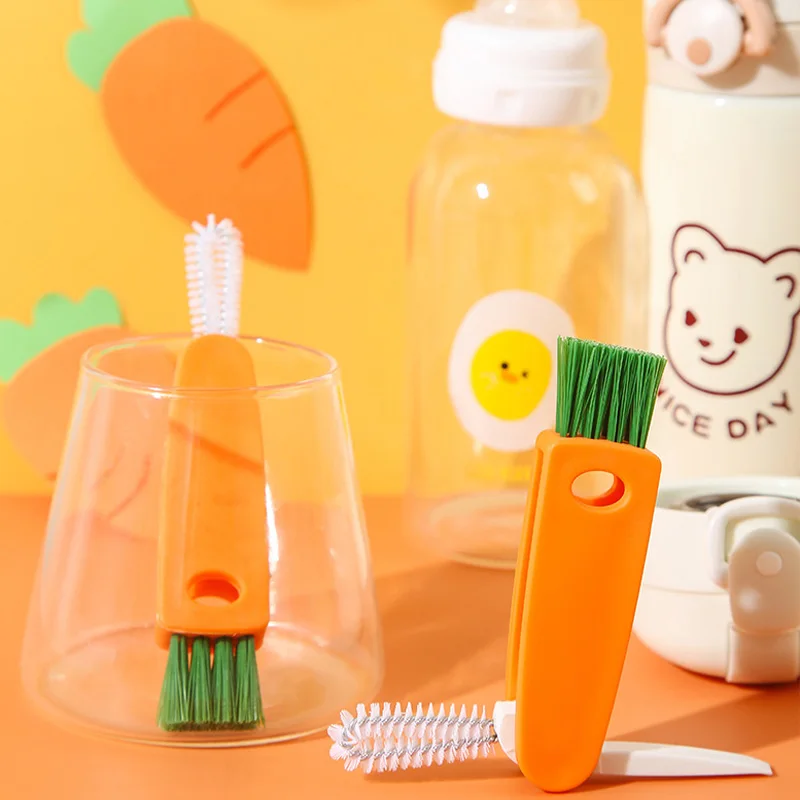 Bottle Insulation cup inner cover Washing Brush Lunch box rubber ring Glass Stain crevice  Washing Brushes Kitchen Cleaner Tool