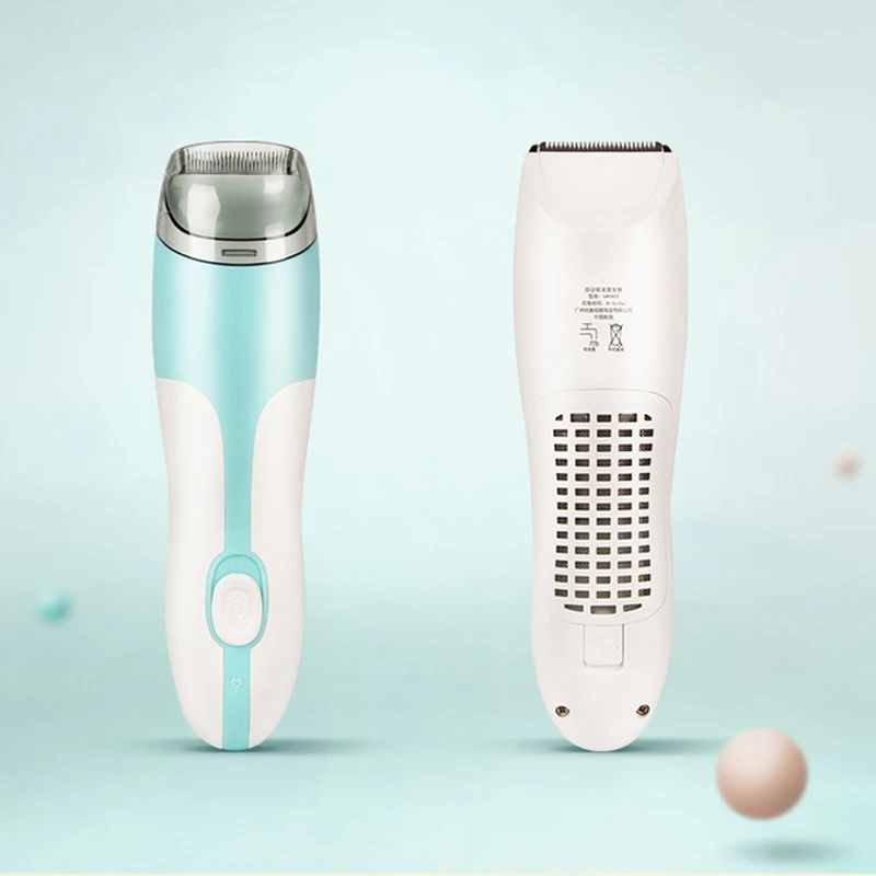 Mute Kids Hair Trimmer Automatic Gather Waterproof Baby Adult Hair Clipper Electric Hair Cutting Baby Care No Oil