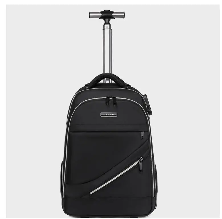 men oxford Travel trolley bag wheels luggage bag with wheels rolling luggage backpack business wheeled backpack luggage backpack