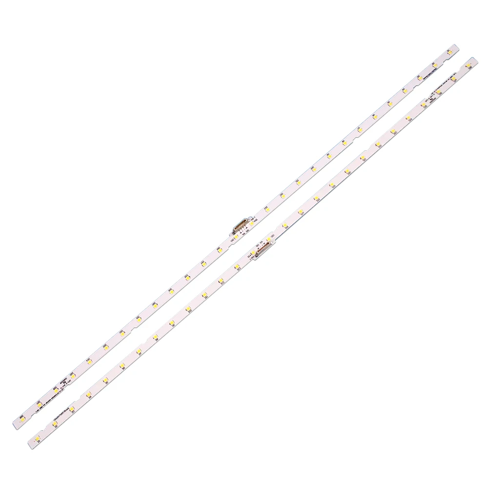 

New10 PCS 28 LED Strip Light Strip for Samsung 43 "TV UE43NU7100U AOT_43_NU7100F_2X28_3030C BN44-00947A UE43NU7120U