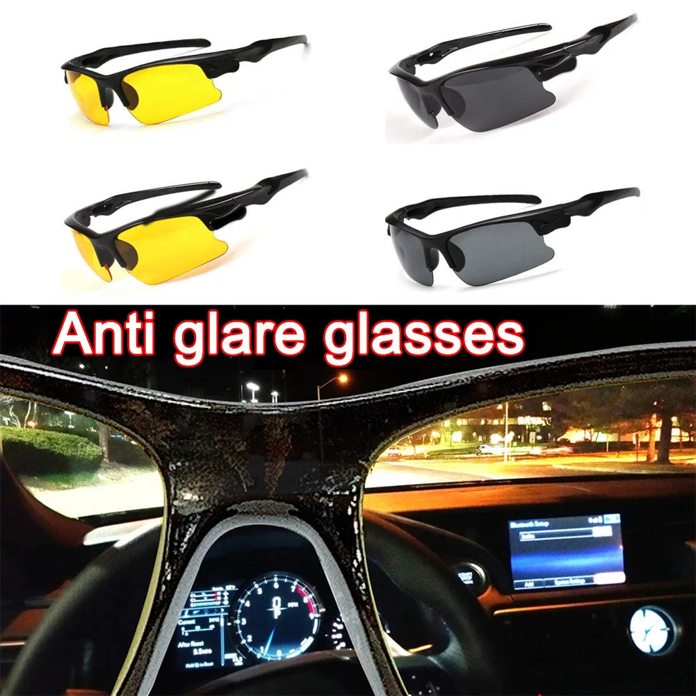 Professional Night Vision Cycling Glasses for Men and Women Wind Sand Anti-Flying Insects Sunglasses Road Cycling Equipment