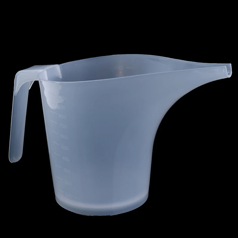 1000ml Tip Mouth Measuring Jug Cup Tip Mouth Plastic Measuring Jug Cup Graduated Surface Kitchen Bakery Container Baking Tools