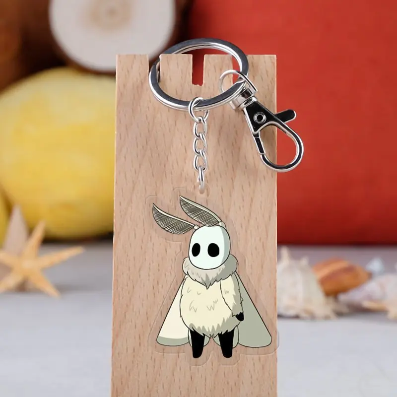 Game Hollow Knight Cosplay Keychain Badge Accessories Key Chain Cartoon Pendant