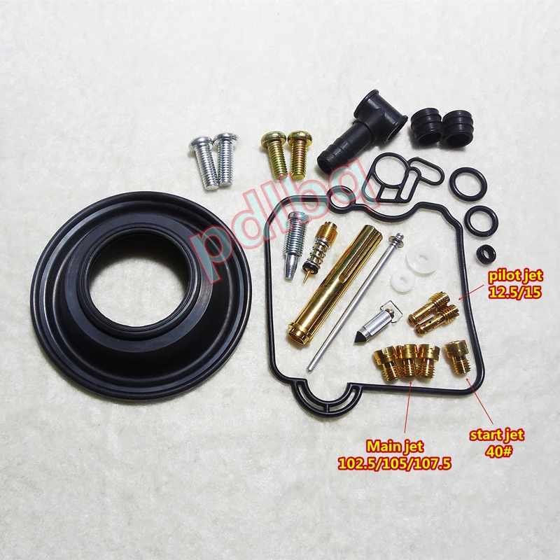 1989-93 years Bandit 250 (GSF250) GJ74A carburetor repair kit With Jet needle (J.N.) and Needle jet (N.J.) And vacuum diaphragm