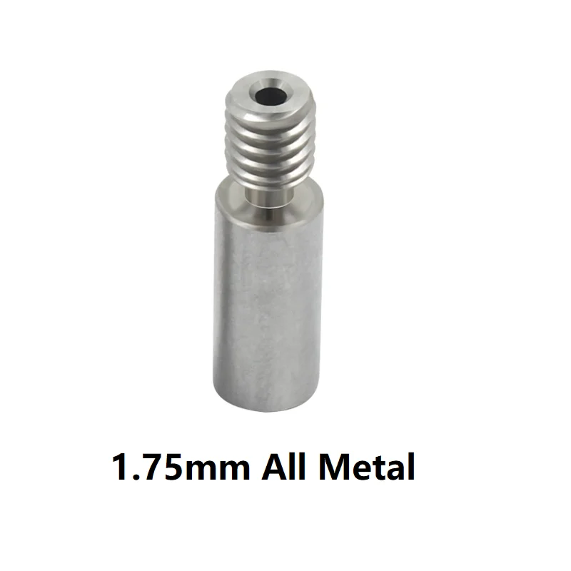 RAMPS MK8 3D Printer Parts All Metal E3D Chimera Extruder Dual Hotend J-Head Throat Heat Break Tube 1.75mm Filament Bore 4.1mm