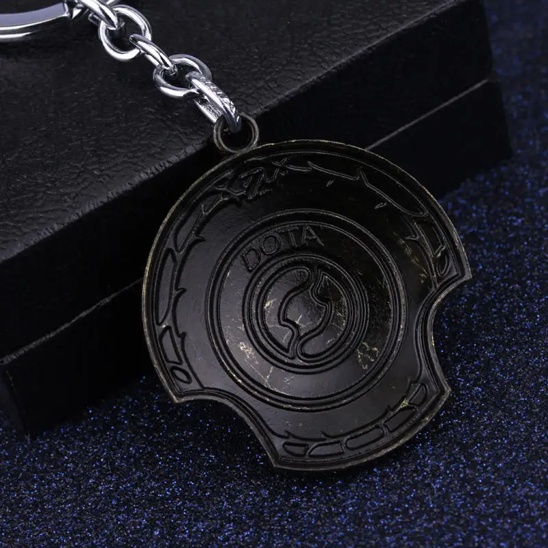 New Arrival Dota 2 Immortal Champion Shield Key Chain Dota2 Keychain Car On Line Jewelry Accessories Keychain Cosplay Jewelry