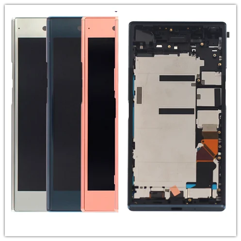 For SONY Xperia XZ Premium Display Touch Screen Digitizer Assembly XZP G8142 G8141 LCD with Frame 5.5 inch LCD