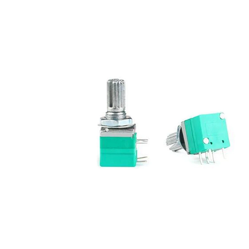 5PCS New RV097NS 5pin RK097NS RV097 5K 10K 20K 50K 100K 500K with a switch audio shaft 15mm amplifier sealing potentiometer
