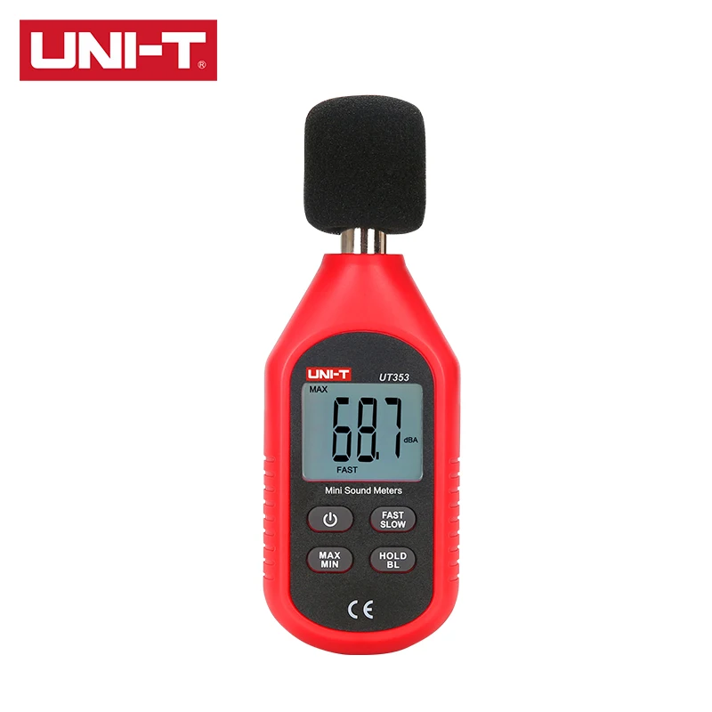 

UNI-T UT353 BT Mini Noise TesterMiniature Condenser Microphone Sensing Technology Band pass Technology Network Design