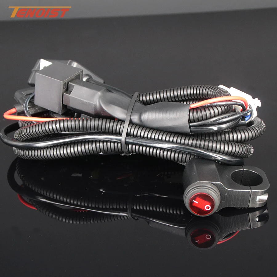 59 Inch LED Work Light Strobe Wire Switch For Motorcycle 12V Universal Less 120W