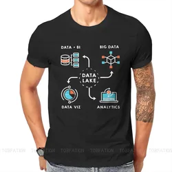 Computer Software Program Engineer Data Lake T Shirt Classic Teenager Alternative High Quality Tshirt Loose Crewneck Men Clothes