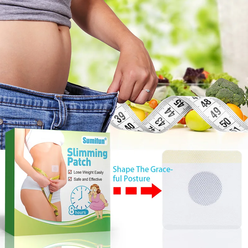 20Pcs Sumifun Chinese Herbal Natural Weight Loss Sticker Fat Burning Losing Anti-Cellulite Slimming Patch Shaping Body Plaster