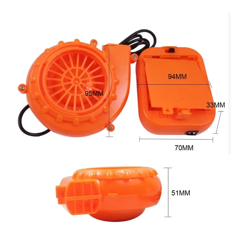Миниатюрный вентилятор батарейный блок для головы талисмана надувной костюм одежда гриль Прямая поставка