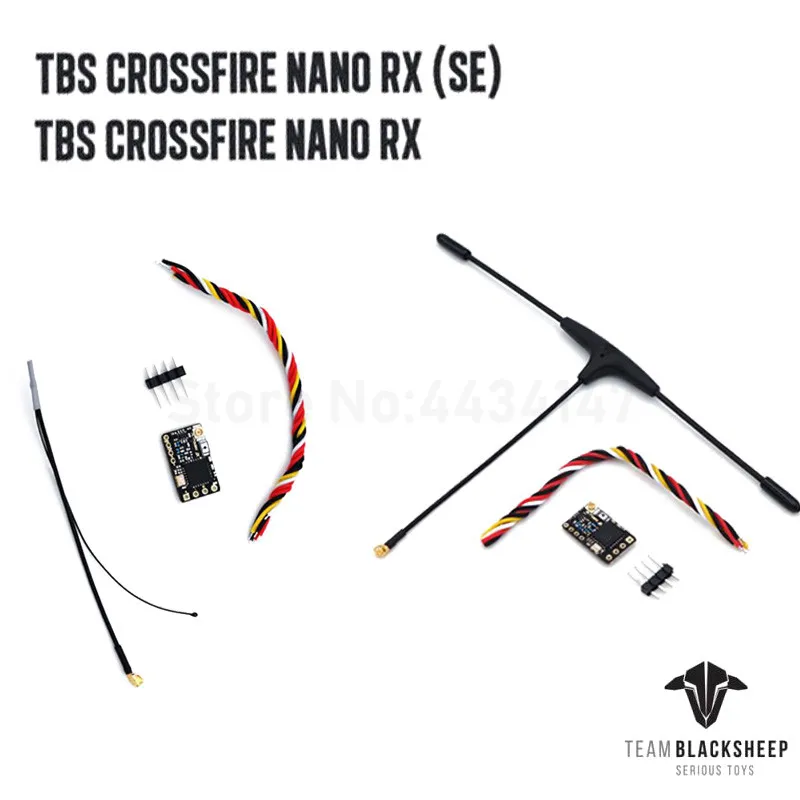 

Original TBS Team BlackSheep Crossfire Nano SE/ Nano Receiver Immortal T V2 antenna RX CRSF 915/868Mhz Long Range Radio system