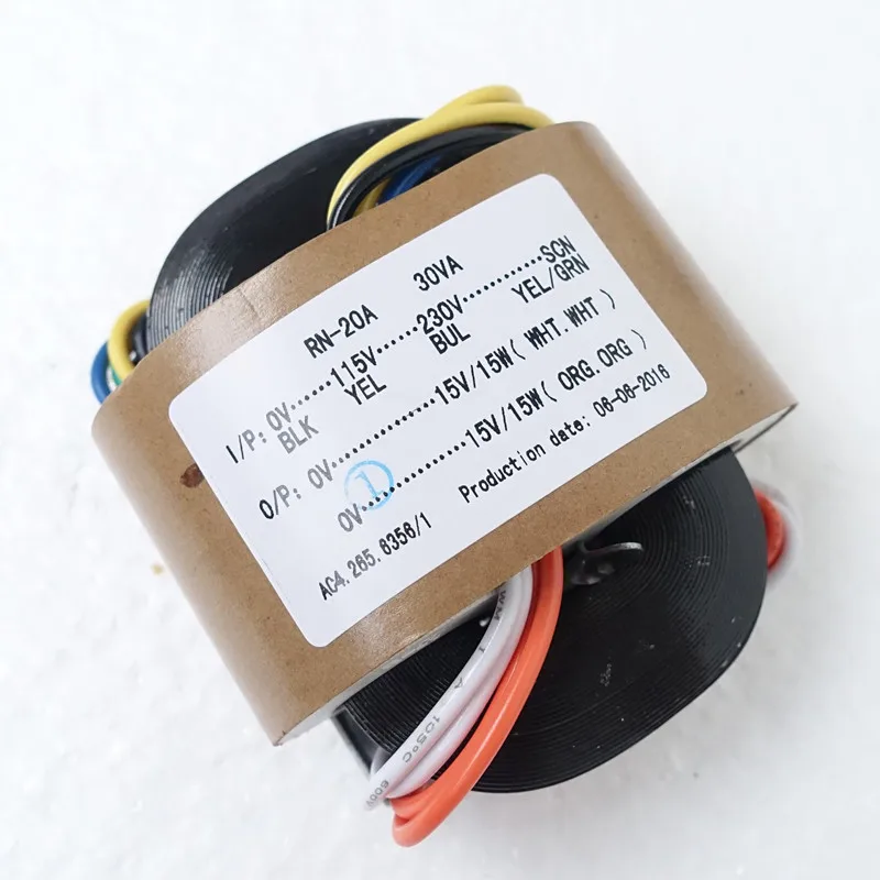 

NEW Hot sale 30W R-type transformer dual 6V 9V 15V 18V 24V