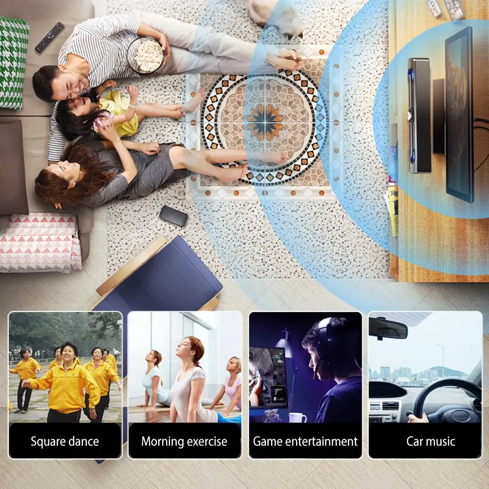 Rondaful USB Wired Potente Altoparlante Del Computer Bar Stereo Subwoofer Bass Speaker Surround Sound Box Per PC Computer Portatile Del Telefono Tablet MP4