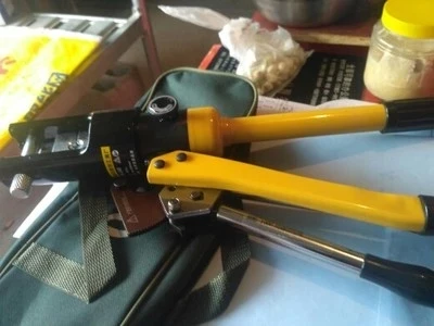 Hydraulic Crimping Tool 16-300mm2 Copper Aluminium Terminal Clamp Pressure Cable Lug Press Cable Terminal YQK-300