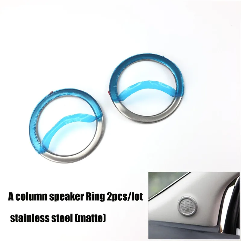 2pcs Car Accessories Speaker Audio Ring Sides Decoration Trim Cover For Opel Vauxhall Mokka 2013-2015/For Buick Encore 2013-2019