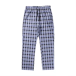 Size M-2XL Casual Loose Pants Trousers Men's Loose Sleep Bottoms Plaid Flannel Lounge/Pajama Pants