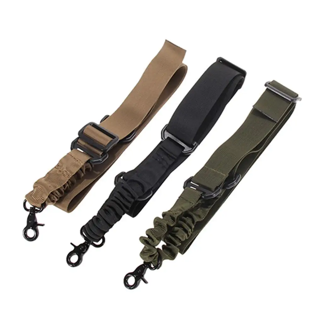 Camping equipment outdoor multifunctional single-point adjustable climbing and hiking sling system hook buckle rope