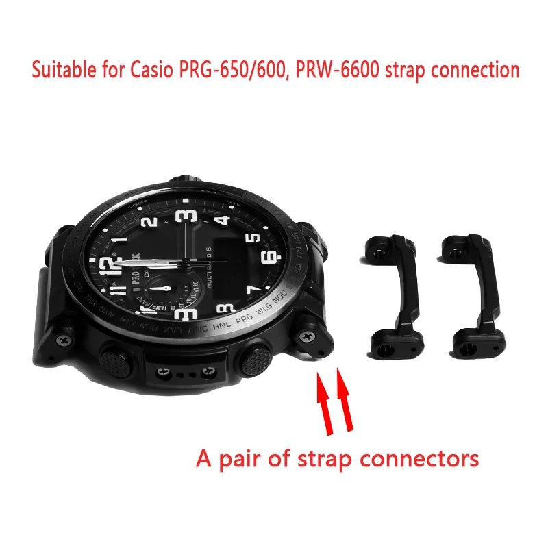 Resin Adapter For Casio PRG-650 PRW-6600 PRG600  Watch Strap Connector Accessories