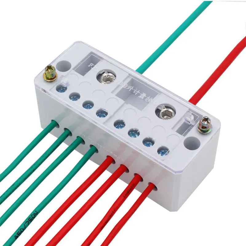 Single phase 2-in 4 / 8 / 12/16 outgoing terminal box household distribution box junction box terminals block 220 V