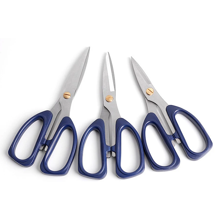 Dropship Multi-function Office Stationery Scissors Plastic Handle Scissors Hand Tools 2CR13 Stainless Steel Household Scissors