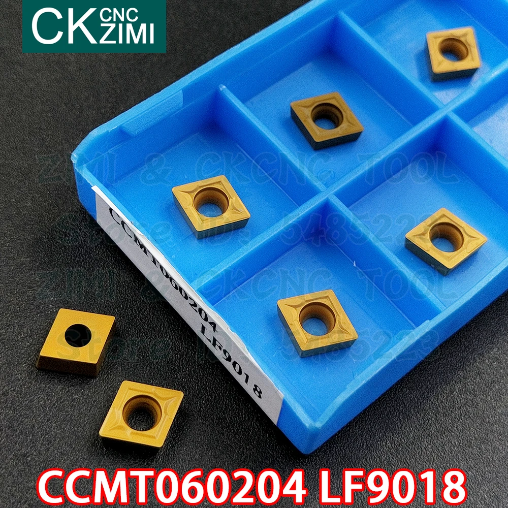 CCMT060204 LF9018 CCMT 060204 LF9018 карбидные вставки внутренние токарные вставки инструменты CNC токарный металлический токарный инструмент для стали