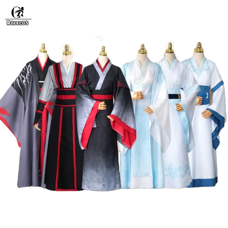 ROLECOS Wei Wuxian Cosplay Costume Yiling Patriarch Ver Wei Wuxian Mo Xuanyu Cosplay Costume Mo Dao Zu Shi Costume Men Full Set