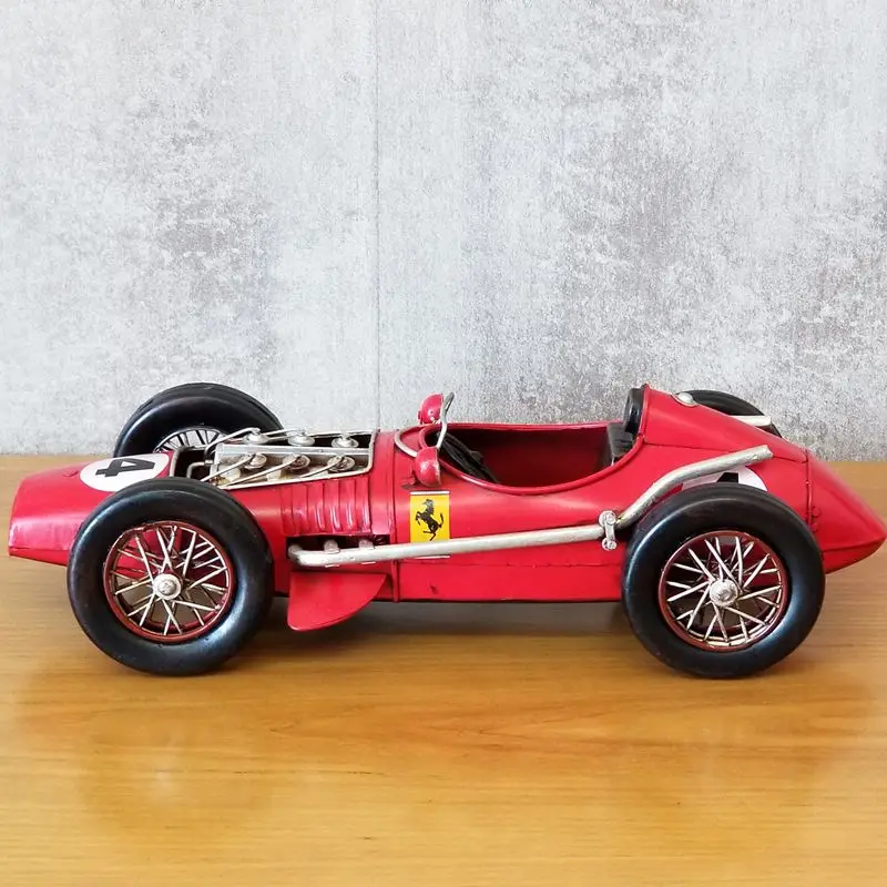 Car Model Gifts Vintage Ornaments Iron Crafts Figurines Vehicle Bar Furnishings Kid Toys Gift Home Decor Collection Access