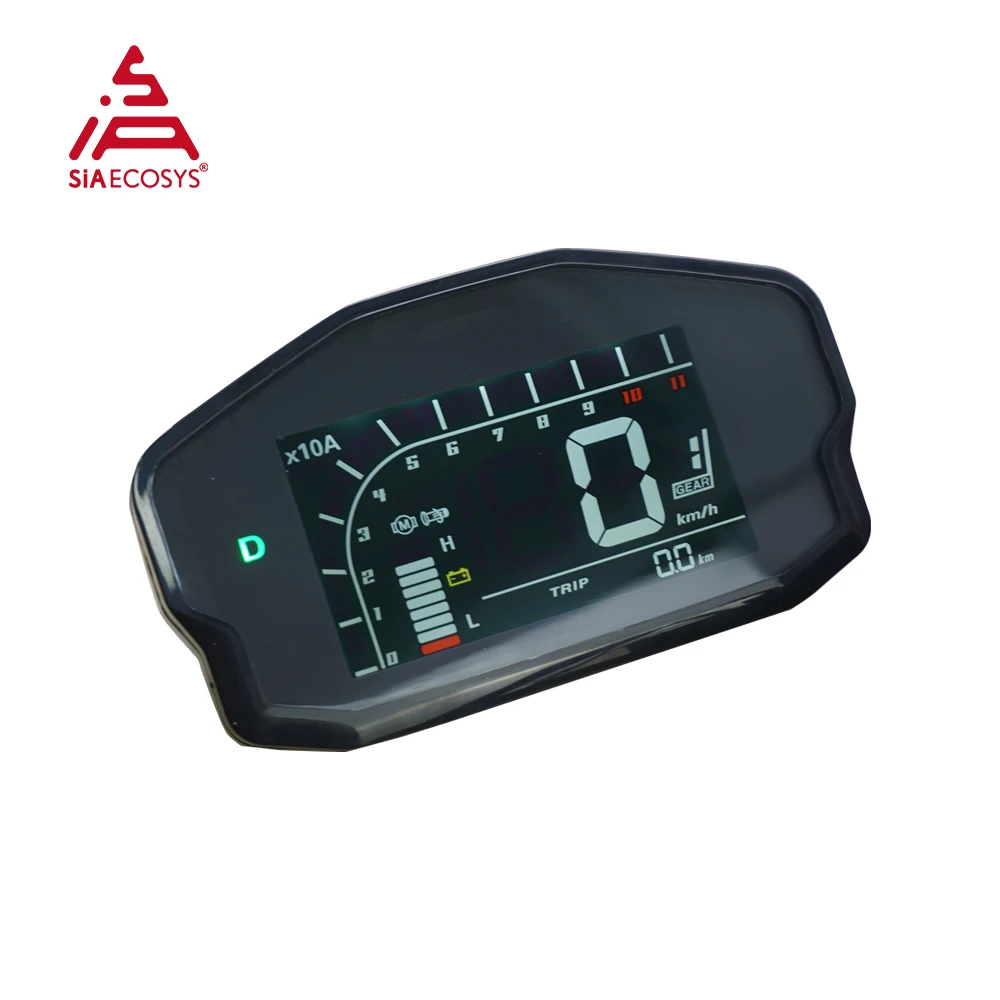 US Warehouse DKD LIN CAN-BUS Communication Optional Electric Scooter LCD Instrument Speedometer Display for VOTOL Controller