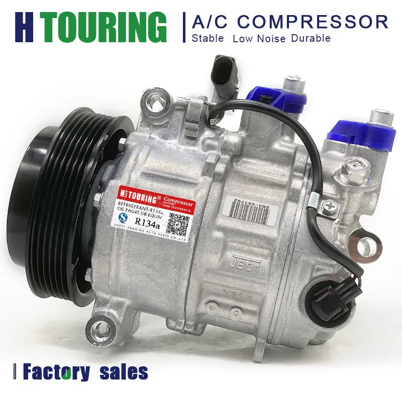 6SES14C A/C AC Compressor for PORSCHE Macan 95B V6 TURBO GTS 3.6L 3.0L 2015 2016 2017 2018 95B260805 95B260805B 4471505701