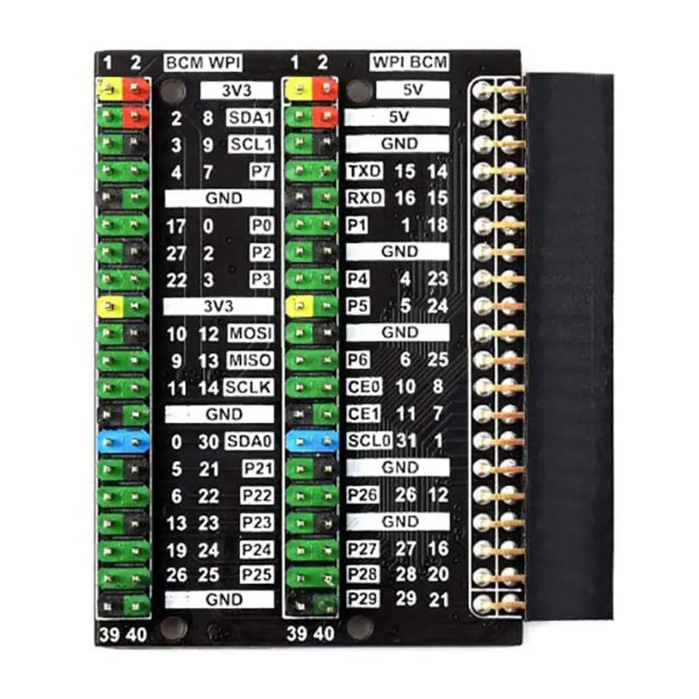 Для адаптера головки 400 GPIO, расширение головки, 2x 40-контактный разъем, предназначен для Coolwell Waveshare 400