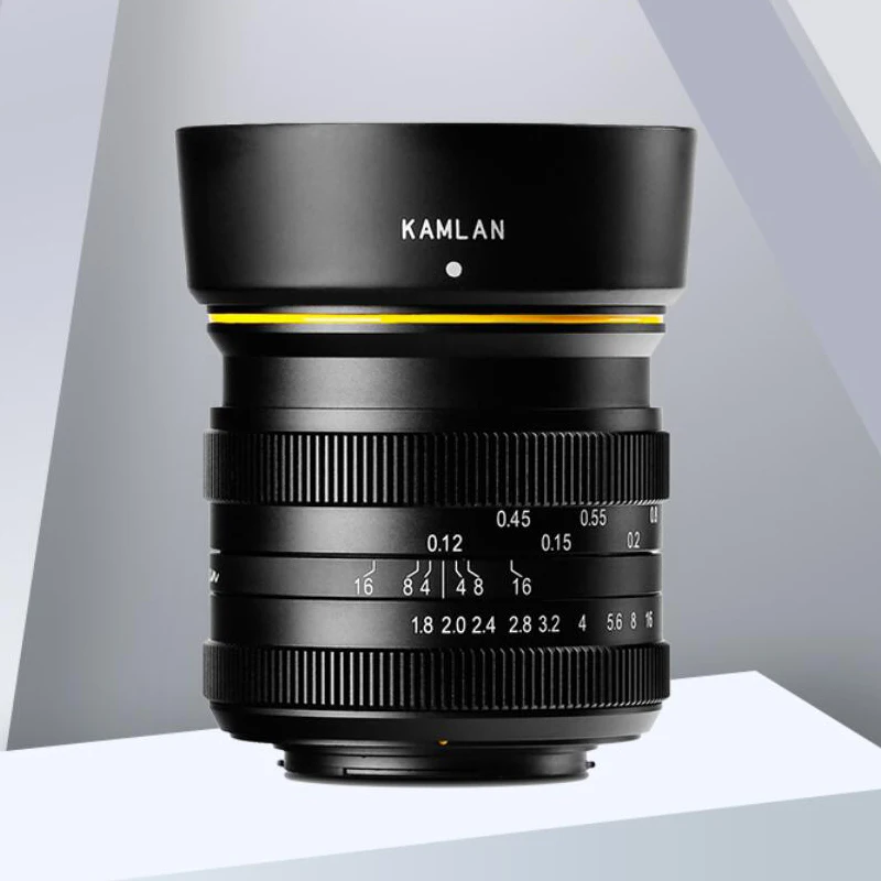 Kamlan 21mm F1.8 APS-C Manual Focus Lens For Fujifilm FX M43 Canon