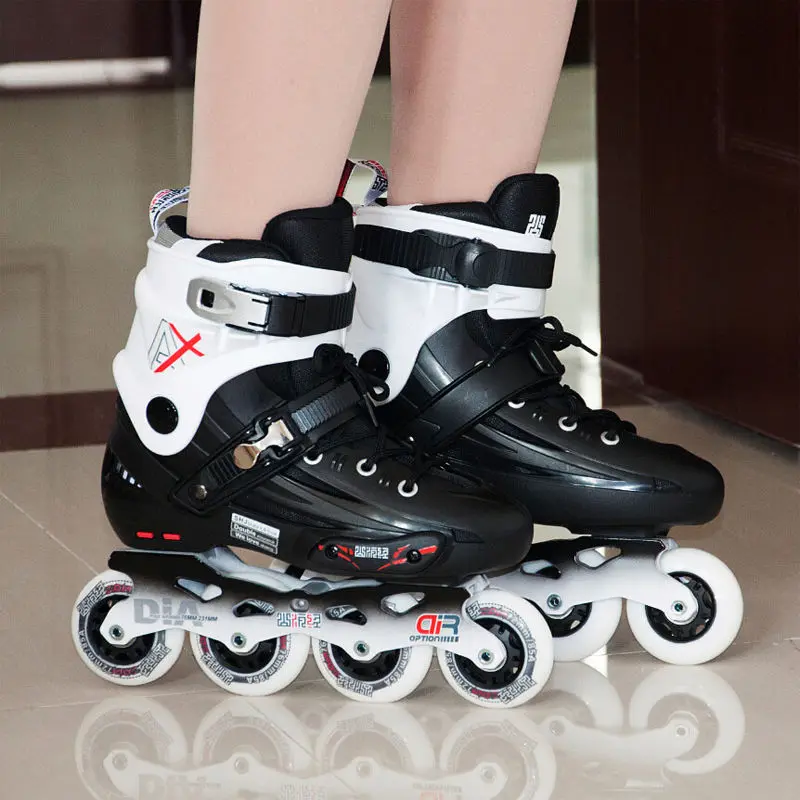 

Roller Skates Shoes Inline Speed Skate 4-Wheels For Adult Outdoor Professional Sports Skates Unisex patins 4 rodas Size 30-44