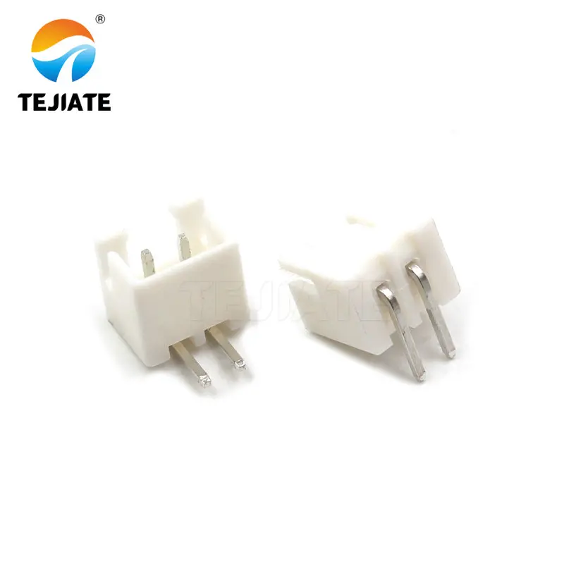 50PCS Bent Pin Holder Connection Terminal XH2.54 2/3/4/5/6/7/8/9/10/12P 2.54mm Spacing 90° Connector Electronic Adapter White