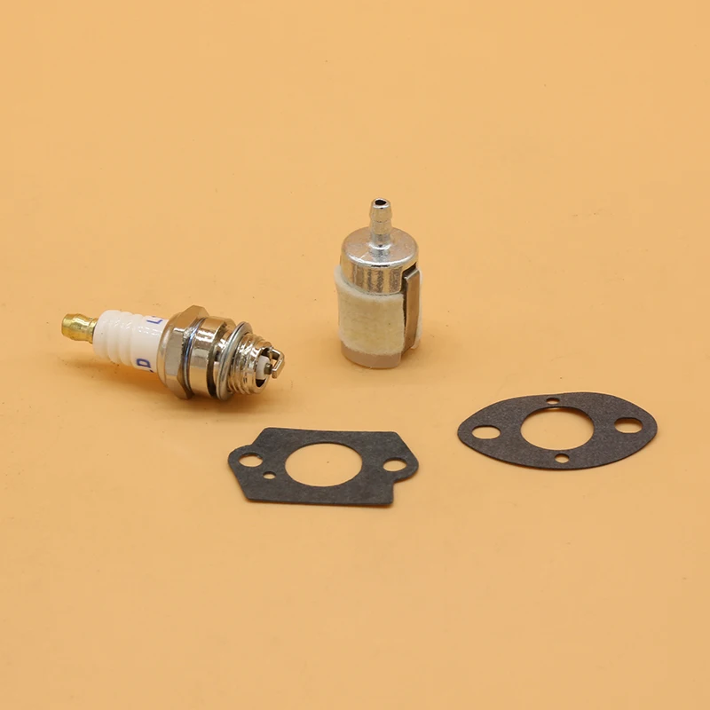 Filtro de combustível spark plug gaxeta kit apto para o parceiro 350 351 mcculloch mac 335 435 440 jardim motosserra a gás peças reposição