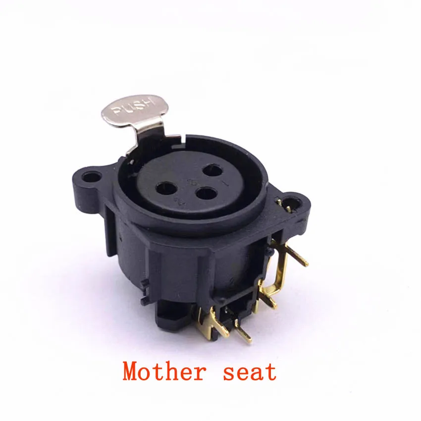 5/10pcs 3 Pin XLR Male/Female Panel Mount Metal Shell Nickel Plated 3 Poles XLR Socket Chassis MIC Microphone Connector view 5