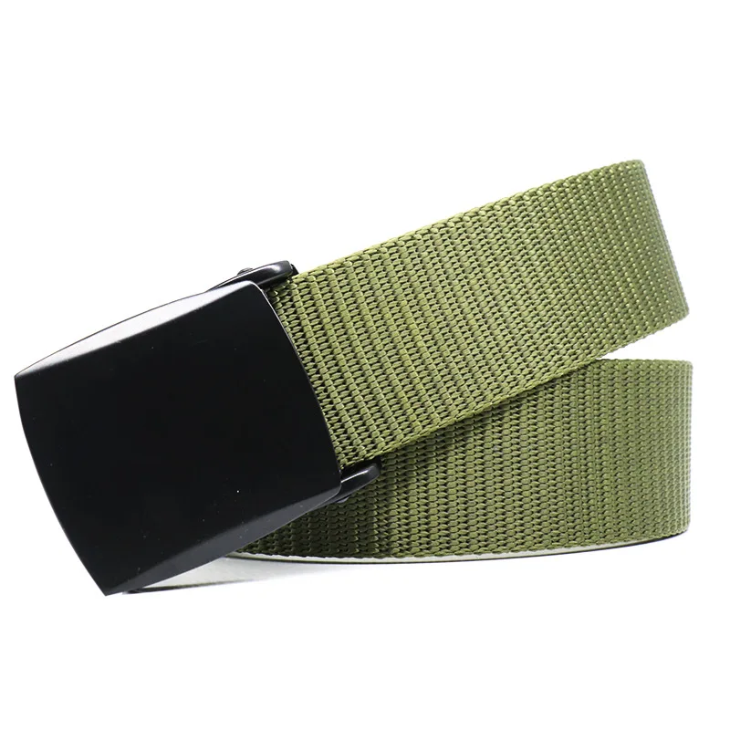 

Flying Art Men's Military Nylon Adjustable Belt Men's Outdoor Travel Tactical Belt Metal Buckle Pants Customizable Length