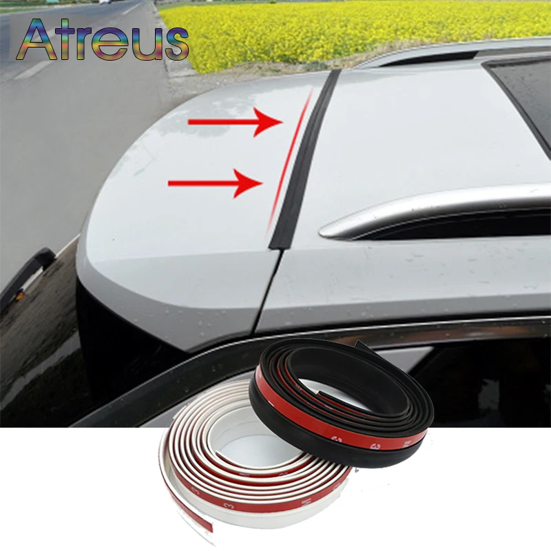 1.6m Car Trunk Edge Seal Strip Rubber Weatherstrip Sealing Sticker For Volkswagen Toyota BMW M Renault Kia Ford Opel Accessories