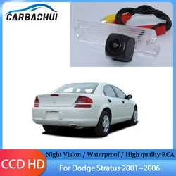 HD 1280P widok z tyłu kamera cofania CCD wodoodporna wysokiej jakości RCA dla Dodge Stratus 2001 2002 2003 2004 2005 2006