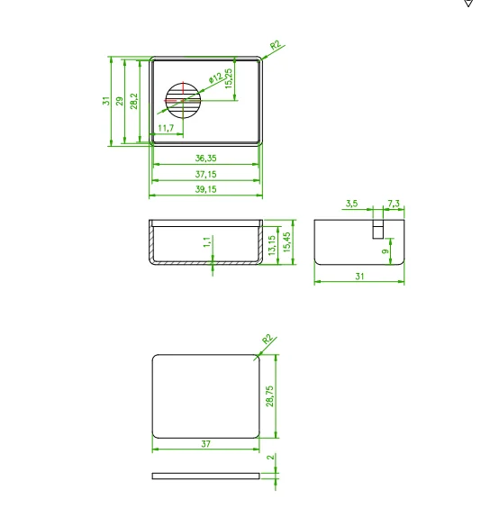 40x30x15mm LK-C53 Plastic Box Electronic Project Electric Enclosure ABS Small Junction Box Switch Box Housing DIY Project Case