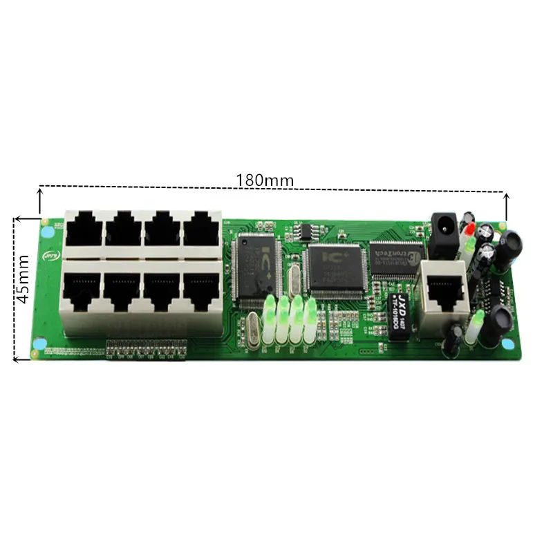 Mini Router Module Smart Metal Case Met Kabel Verdeelkast 8 Poorten Router Oem Modules Met Kabel Router Module Moederbord