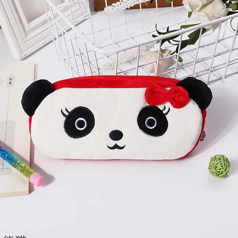 New Travel Cosmetic Bag Women Plush Zip Makeup Case Cute Cactus Make Up Bags Necessaries Organizer Storage Pouch Functional Bag