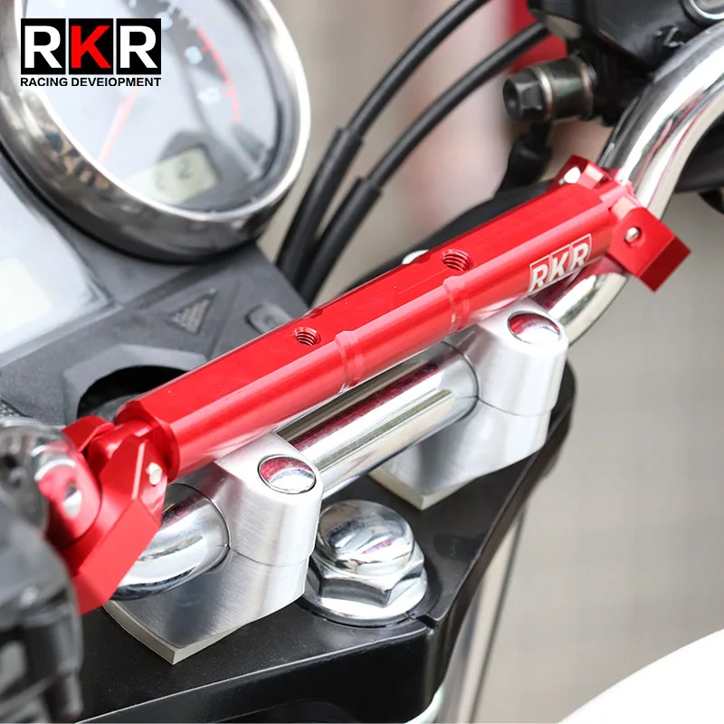 Universal Adjustable Motorcycle Strengthen Balance Bar CNC Motorbike 22mm Handlebar Extender Clamp Bar Balance Beam Crossbar Set