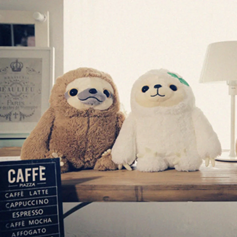 

Lovable Animal Head Risen Sloth Plush Toys Home Decor Cute Small Pillow Photograph Accessories Kids Accompany Toys Gift For Kid