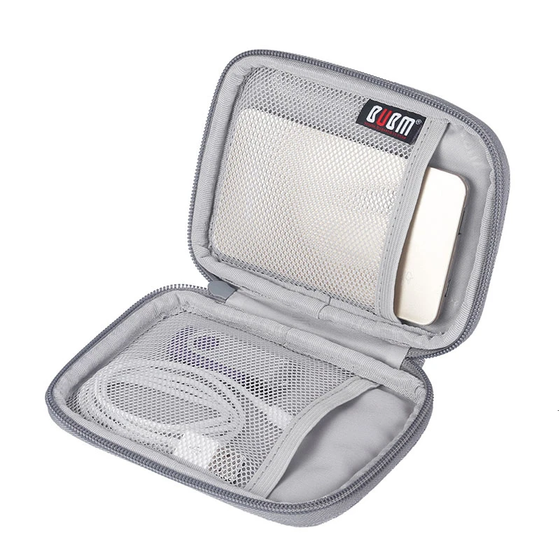 Travel Waterproof Hard Drive Earphone USB Flash Case Digital Cable Storage Organizer Box Bag Case For 2.5\