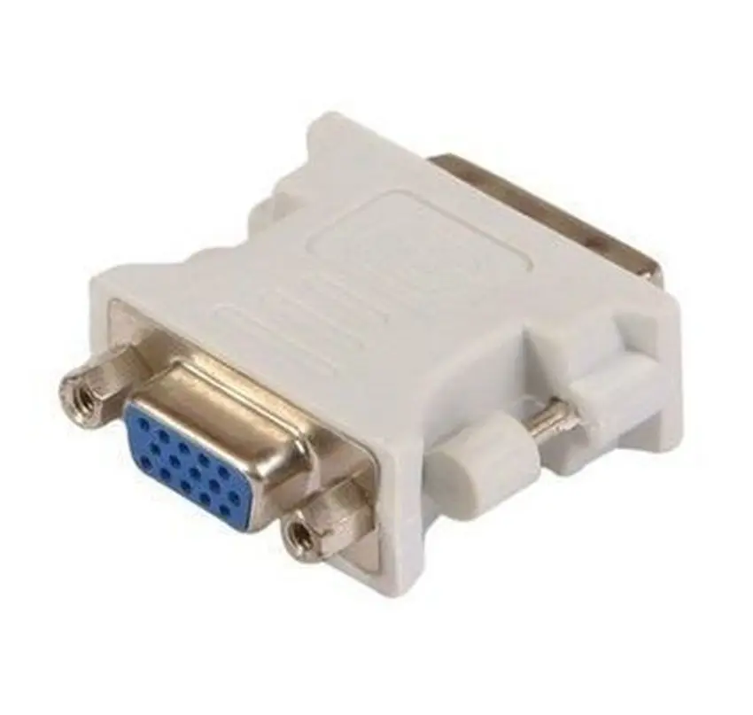 100pcs DVI 24+1  DVI 24+5 Male To VGA Female Adapter Adaptor DVI-D DVI-I DVI-A